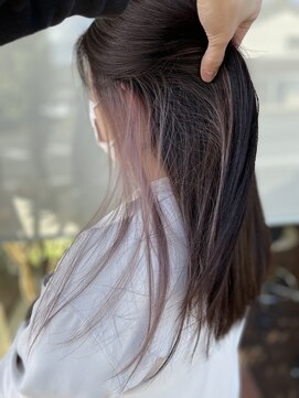 ヘアルーム モア(hair room More) 30代女性　イヤリングカラー