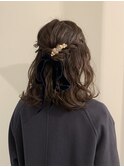 ヘアアレンジ/ハーフアップ