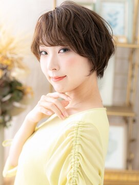 カバーヘア ブリス 川口(COVER HAIR bliss) 外国人風小顔くびれショートマッシュパーマa川口20代30代40代