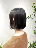 ニカ ボーテ(Nika beaute)&nbsp;大人ボブ+透明感アディクシーカラー