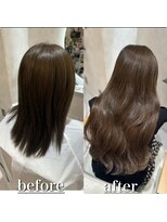 エヌ 梅田(enu)&nbsp;韓国風/シールエクステ/ツヤ髪/マロンブラウン/大阪/梅田/学割