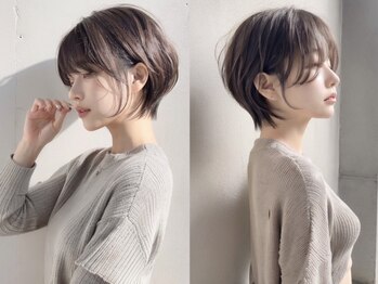 ルノン フィージュ(LUNON fieju)の写真/《女性らしさをショートヘアで表現》センスあるショートヘアで、貴方の『笑顔』をもっと魅力的に