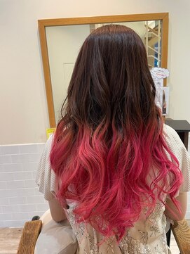 クラップス オル 金沢八景(CLAPS Ore) ダブルカラーピンクベージュベージュカラーケアブリーチレイヤー