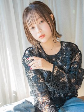 レゴ(REGO) 大人ガーリー#ダークアッシュミディアムレイヤーカット