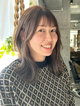 フェリア 池田(FERIA) 顔周りカット×グレージュ