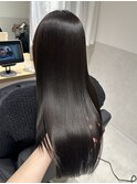 透明感・艶髪 ダークグレー×髪質改善トリートメント