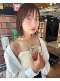 ナチュラル王道くびれボブ!堀江美容室!