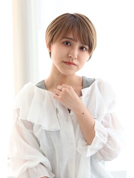 ビューティーアンドフリーハコ(Beauty&Free HACO) 前髪あり大人マッシュショート/30代40代50代/ショコラベージュ