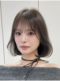 10代20代30代韓国ボブ髪質改善切りっぱなしボブ似合わせカット