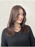 【qumu MARIKO】レイヤーカット×ナチュラルベージュ