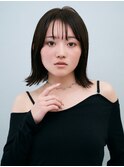 シースルーバング髪質改善似合わせワンカール艶髪レイヤーボブ