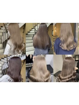 【韓国風/外国人風ハイトーンカラー/派手髪】が大人気♪難波駅エリアでブリーチカラーならSelene hair☆