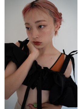 [puf 伏見/丸の内/栄/名古屋]ピンクカラータイトアレンジ★鳥山