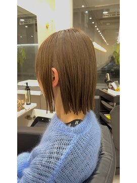 ジ エクト リアン 箕面店(The Ect Lien) ヘイリーボブ/オリーブベージュ