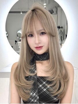 ヨロ 上野(YOLO) ハイライトカラーミルクティーベージュケアブリーチダブルカラー