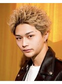 ニュアンスパーマ/フェザーパーマ/センターパート/名古屋/栄