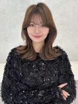 コール ネックス ザ サロン 表参道(COALL nex the salon) 前髪あり ミディアムレイヤー