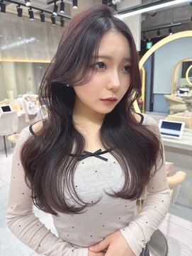 ロンドメリア 天神大名店(Lond Melia) イメチェンヘアスタイル小顔に見せるヘアココアベージュ