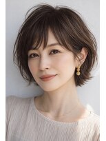 ハーツ(Heart's)&nbsp;大人ショート　白髪ぼかし　脱白髪染め　ハイライト40代50代60代