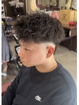 ハイパー(HYPER)&nbsp;フェードツイストジェット【メンズ/パーマ】