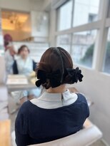ヘアー アレス(hair ales) カチモリツインお団子