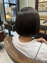 ニュースタイル 本店(NewStyle)&nbsp;パツッと丸みのあるボブ