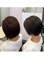 ヘアサロン ドットプラス 町田店(dot. plus) ナチュラルショート/グレージュ/グレージュブラウン/町田/町田駅