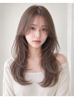 ミリール (Mireel)&nbsp;韓国風顔まわりレイヤー×ブリーチなし透明感ハイトーン