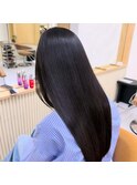 ケア髪質改善ストレート
