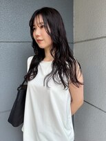ヘアーアイストゥーレ(HAIR ICI TRE)&nbsp;ロングスパイラルパーマニュアンスパーマチョコレートブラウン