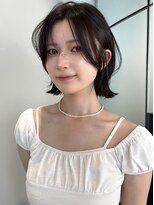 ラパンセヴェール(LA PENSEE VERT)&nbsp;似合わせレイヤーボブ×自然な縮毛矯正×透明感グレージュカラー