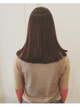 ヘアサロンライラック ワンレングスロング
