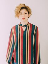 スムーズ 北千住(smoos’) グレーベージュ 大胆パーマボブ【北千住店】