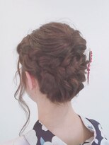 ヘナ ヘアサロン 花々 ヘアセット