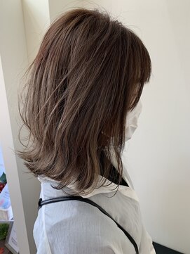 ラ メール ヘア デザイン(La mer HAIR DESIGN) ブリーチ★透明感のあるミルクティーベージュ