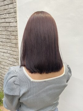 ミント バイ フォルテ(mint by FORTE) ブリーチなしピンクブラウン