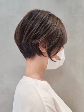 エリマ 調布(elima) 丸みショート/ショートヘア/イルミナカラー/ハイライト40代[調布