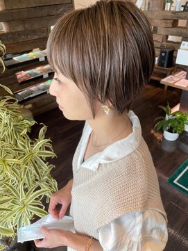 エントランスデパーチャー(ENTRANCE DEPARTURE) 【YuKuRu  HAIR  FACTORY 】透け感ショート
