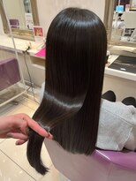 ハピネス 河原町店(Happiness)&nbsp;髪質改善 レイヤーカット ベージュ グレージュ 20代 30代 40代