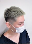 【BelleCoupes】平田澄香 フェードカット ベリショ ホワイト