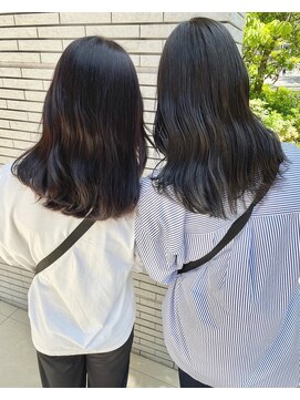 サク(Sac.) ブルーグレージュ×グレージュカラー　Sac.恵比寿　栃木優佑