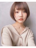 丸顔さんにおすすめ！フェイスラインカット骨格補正小顔ショート