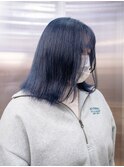 ネイビーブルー ボブ