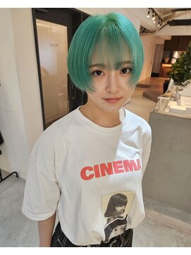 ウック 名古屋 名駅(wooc) ミントグリーンショート