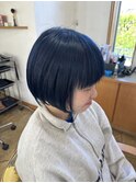 ダークブルーミニマムボブ