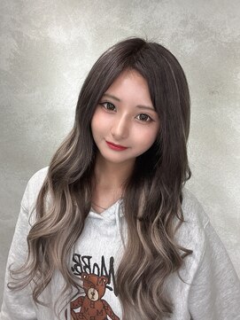 アルマバイロサ(ALMA by ROSA) ダークグレージュ×シールエクステ80枚　担当SE-YA