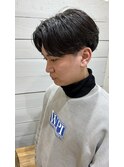 センターパートパーマ【大阪　京橋】