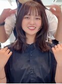 ミディアムレイヤーカット*顔周りレイヤー*顔周りカット*美髪