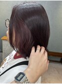 ピンクインナーカラー/インナーカラー/イヤリングカラー
