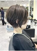 30代40代50代絶壁解消ひし形小顔前下がりショートボブ【ERIKA】